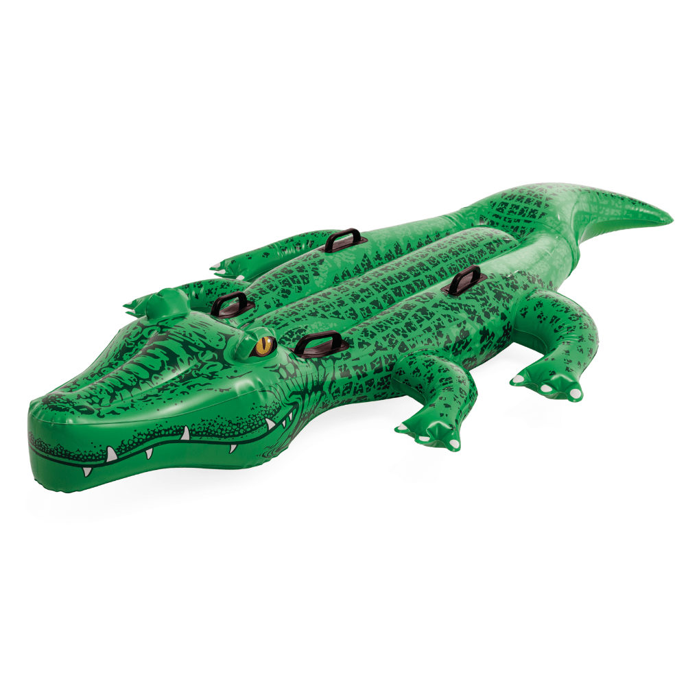 Flotador Inflable Diseño Intex Cocodrilo Grande 203x114 Cm Giant Gator-4