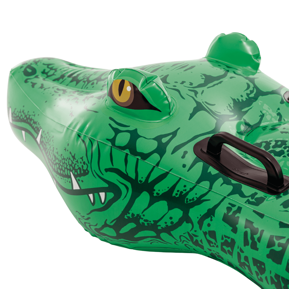 Flotador Inflable Diseño Intex Cocodrilo Grande 203x114 Cm Giant Gator-8