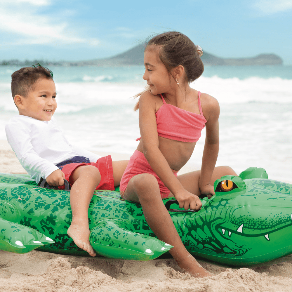 Flotador Inflable Diseño Intex Cocodrilo Grande 203x114 Cm Giant Gator-9