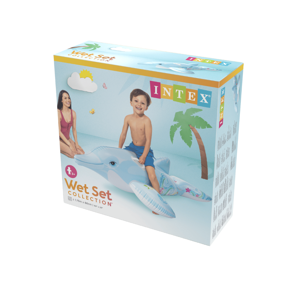 Flotador Inflable Intex Delfín 175x66 cm Lil' Dolphin-3