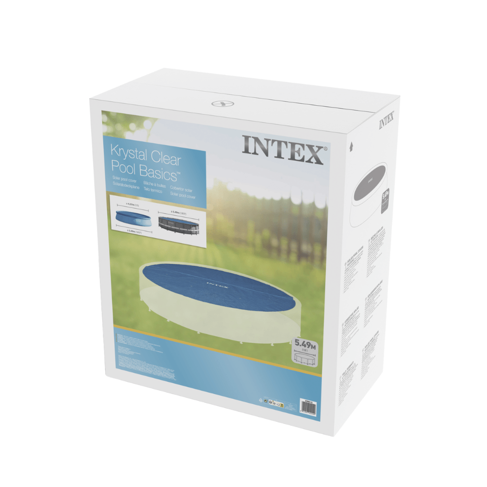 Cobertor Solar Piscina Intex Redonda 549 Cm Solar Pool Cover-3
