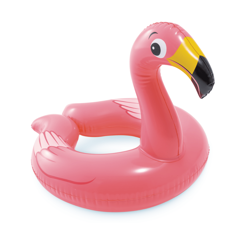 Flotador Inflable Redondo Intex Flamengo 55 Cm Animal Split Ring-0