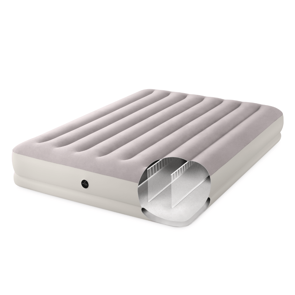 Colchón Inflable Intex 2 Plazas 152x203x30 Cm Prestige Mid-Rise + Inflador USB150-4