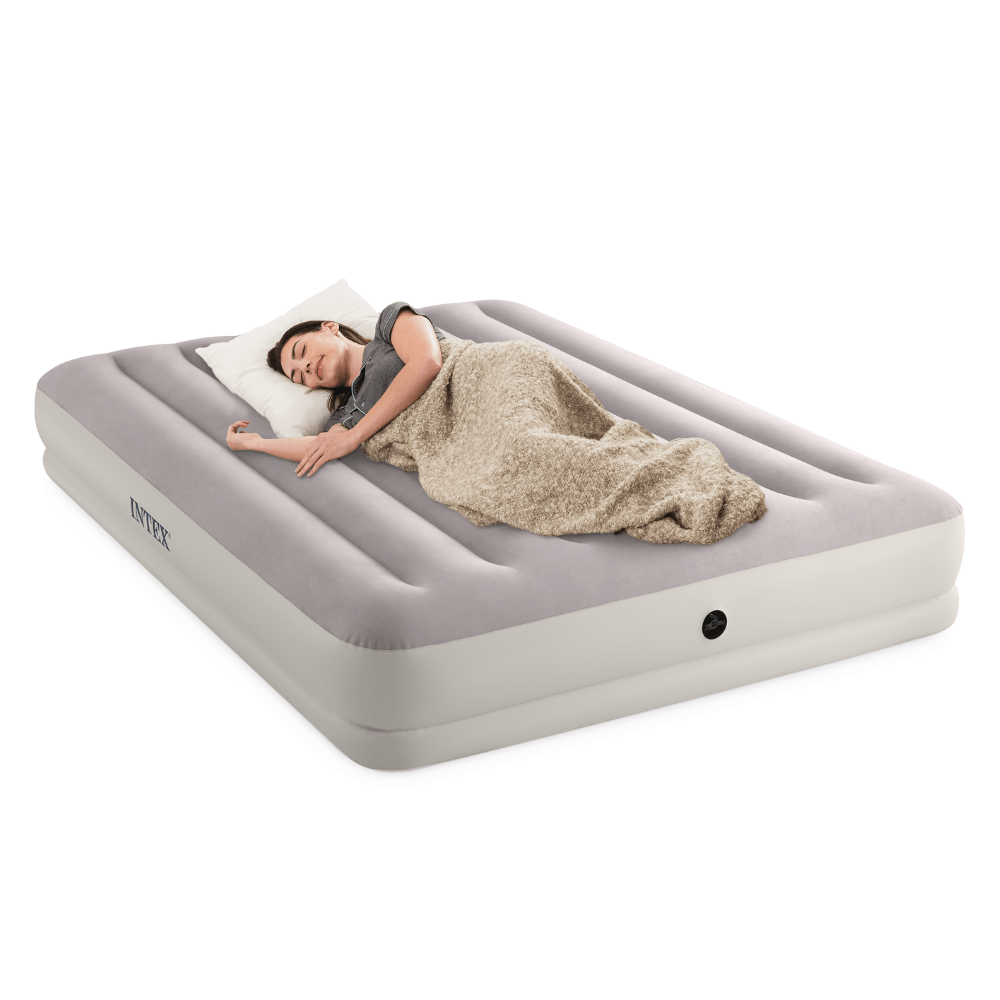 Colchón Inflable Intex 2 Plazas 152x203x30 Cm Prestige Mid-Rise + Inflador USB150-5