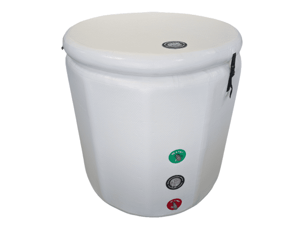 Tina de Baño de Hielo Premium con Cubierta Blanca-2