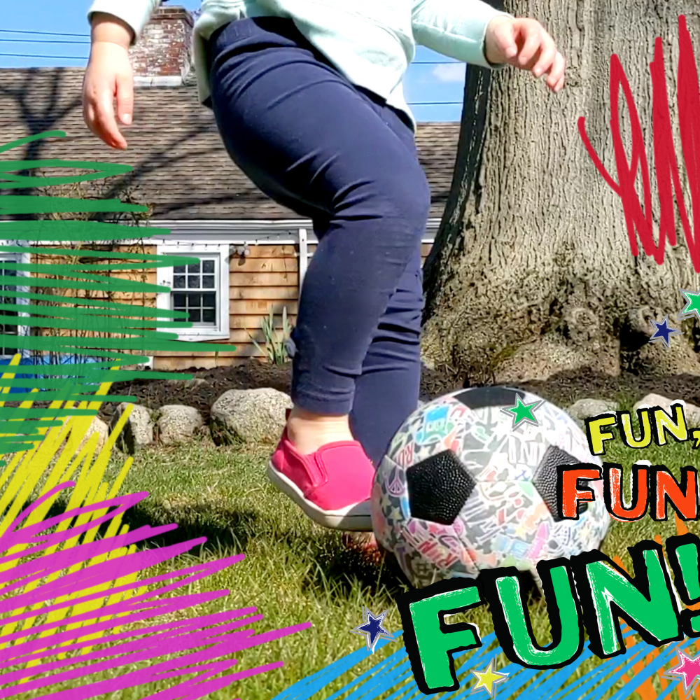 Balón Fútbol Pintable Franklin Sports Mini I-Color 10 Lápices-7