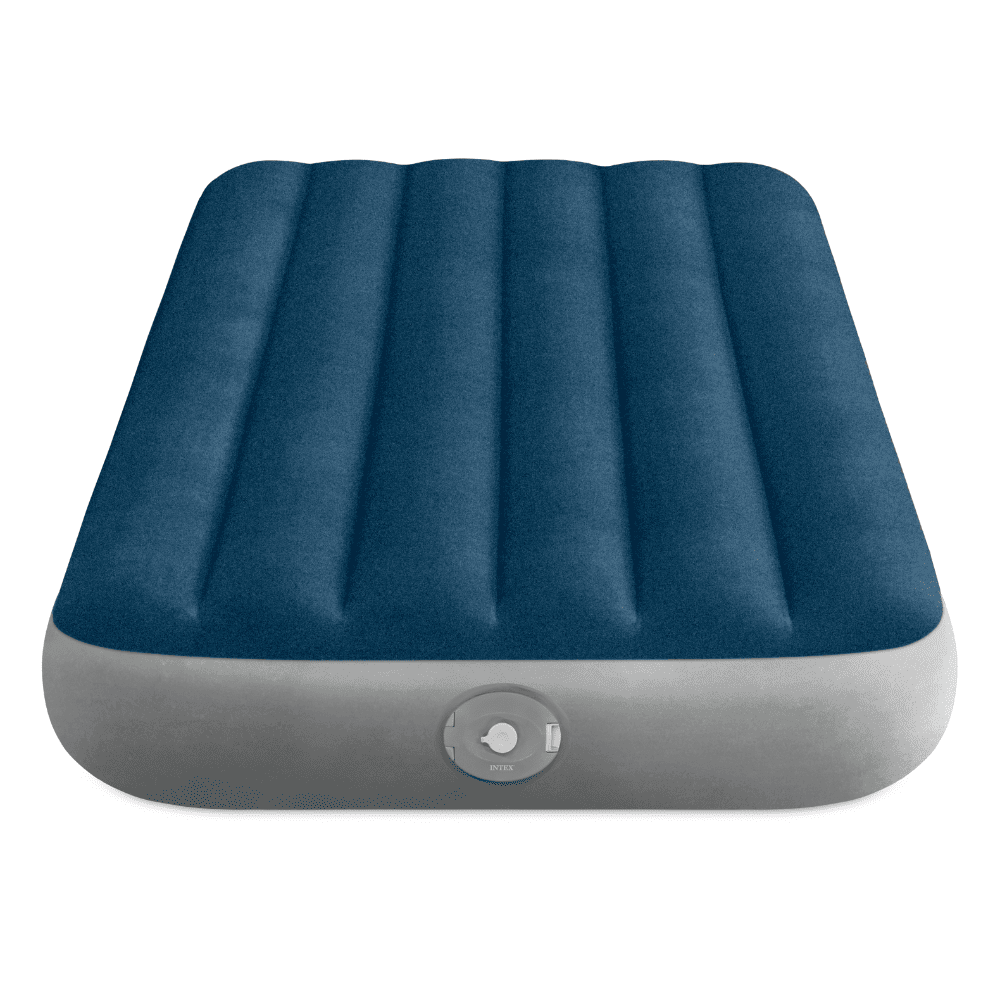 Colchón Inflable Intex 1.5 Plazas 99x191x25 Cm con Bomba Recargable Prestige Downy Airbed-2