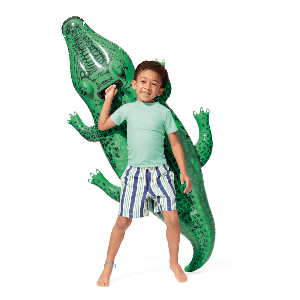 Flotador Inflable Diseño Intex Cocodrilo 168x86 Cm Lil’ Gator-4