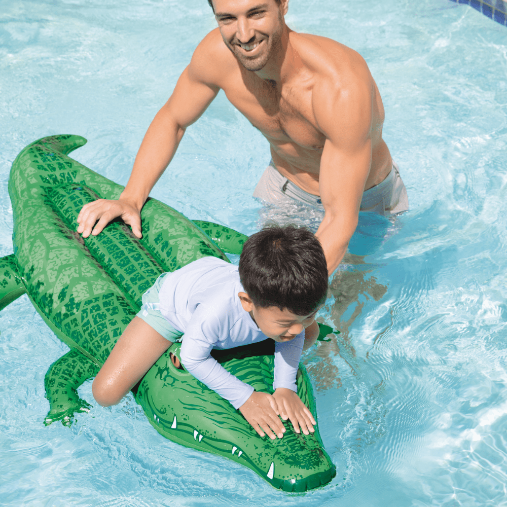 Flotador Inflable Diseño Intex Cocodrilo 168x86 Cm Lil’ Gator-5