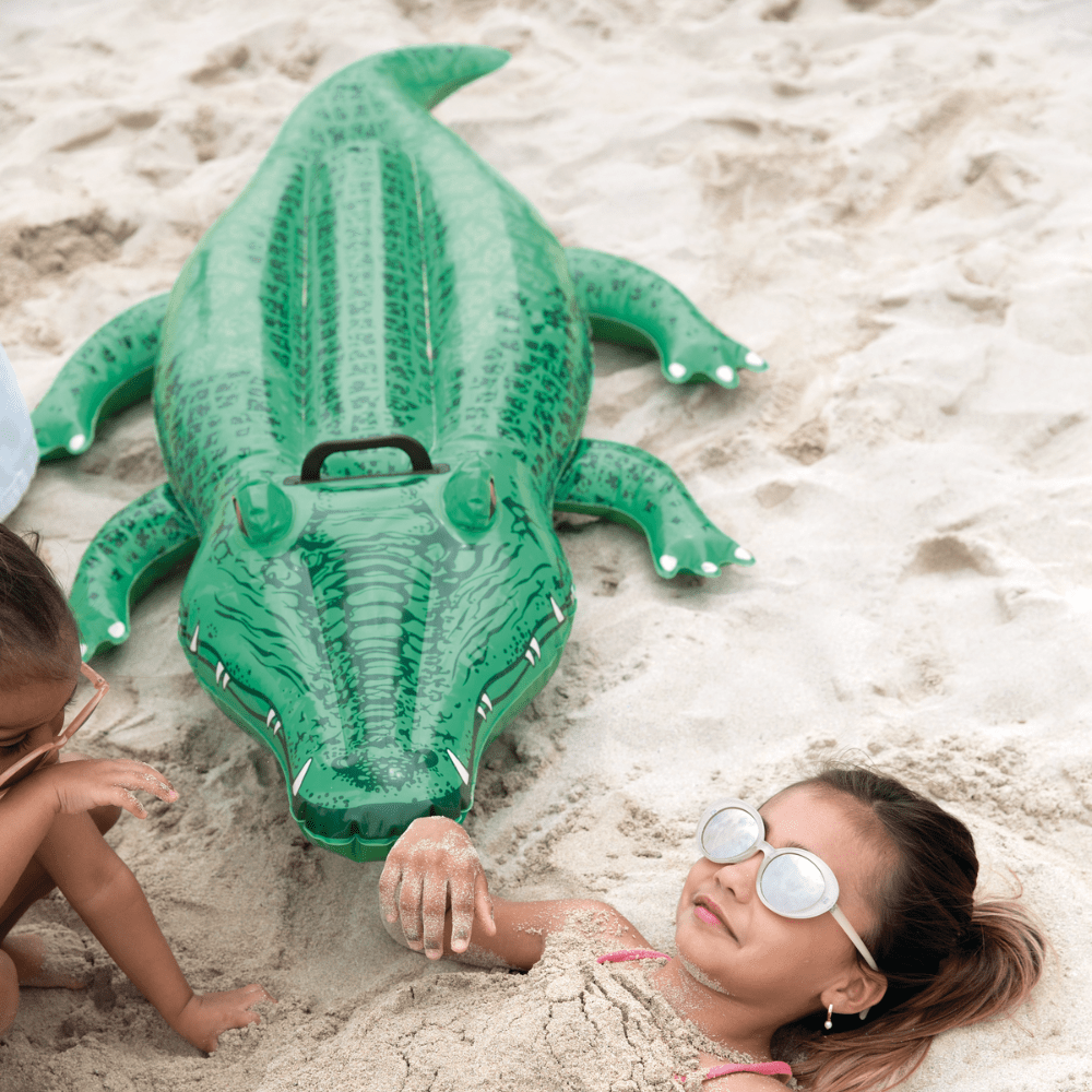 Flotador Inflable Diseño Intex Cocodrilo 168x86 Cm Lil’ Gator-6