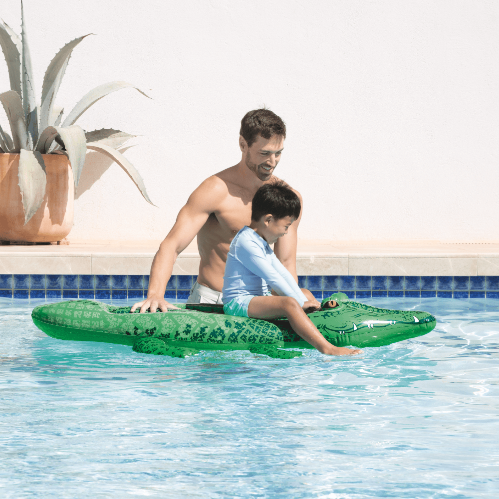 Flotador Inflable Diseño Intex Cocodrilo 168x86 Cm Lil’ Gator-8