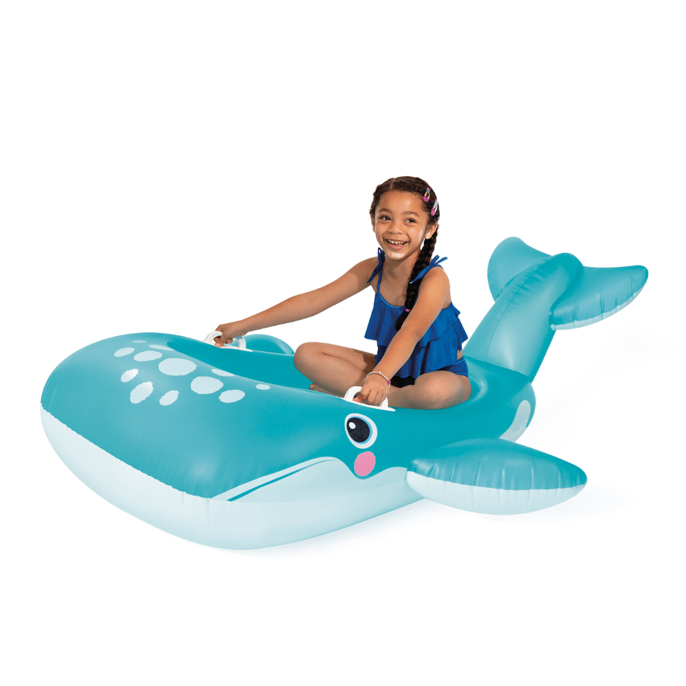 Flotador Inflable Diseño Intex Barco Ballena 168x140 Cm Blue Whale Ride-On-2