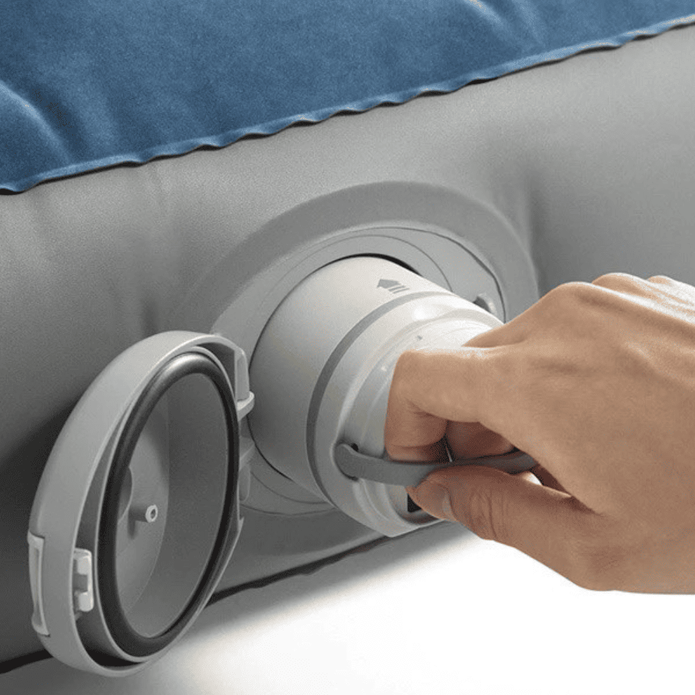 Colchón Inflable Intex 2 Plazas 152x203x25 Cm con Bomba Recargable Prestige Downy Airbed-2