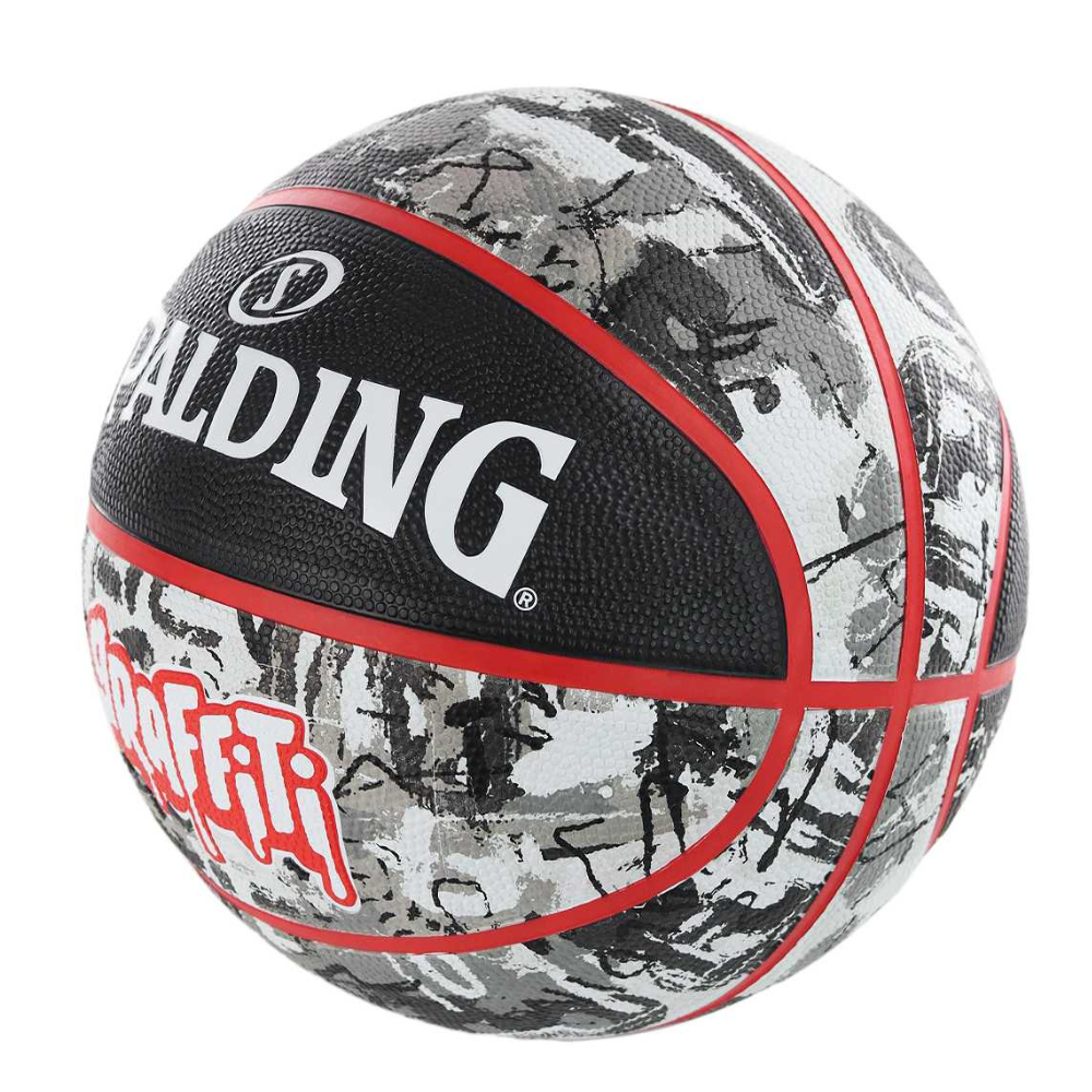 Balón Basketball Spalding Graffiti Tamaño 7 Rojo-1