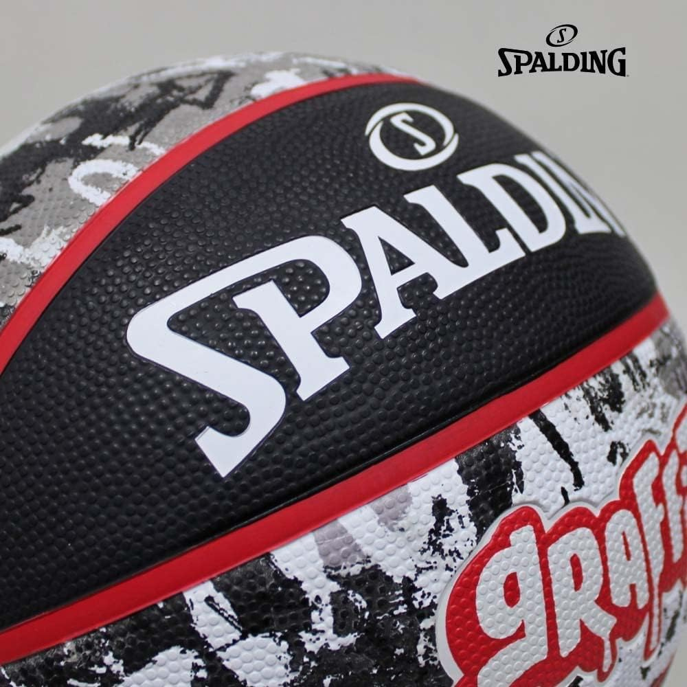Balón Basketball Spalding Graffiti Tamaño 7 Rojo-2