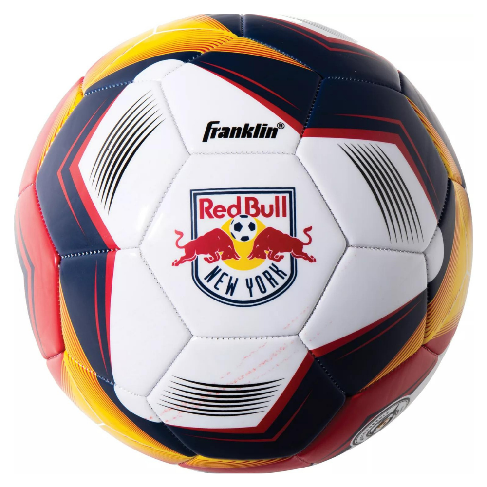 Pelota de Fútbol Franklin Sports NY Red Bulls MLS Tamaño 5-0