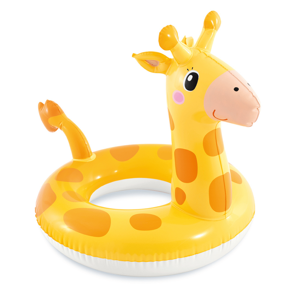 Flotador Inflable Redondo Intex Jirafa 58 cm Big Animal Ring-0