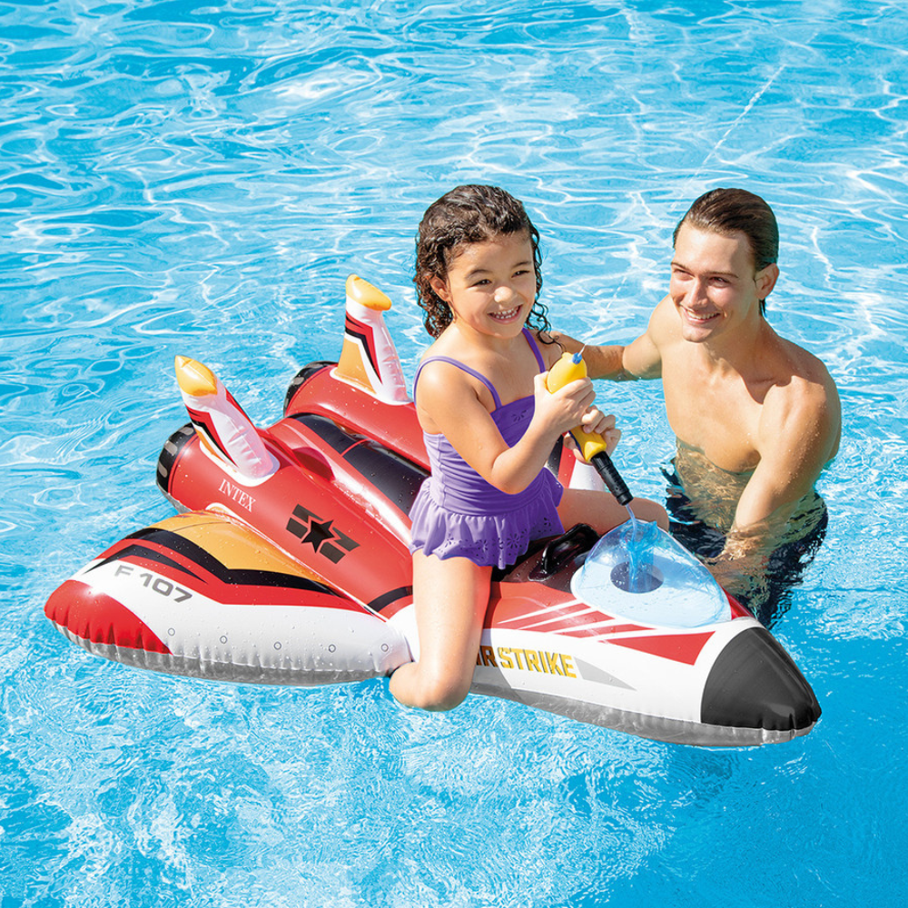 Flotador Inflable Diseño Intex Avion con Pistola de Agua-3