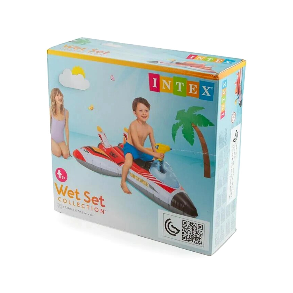 Flotador Inflable Diseño Intex Avion con Pistola de Agua-2