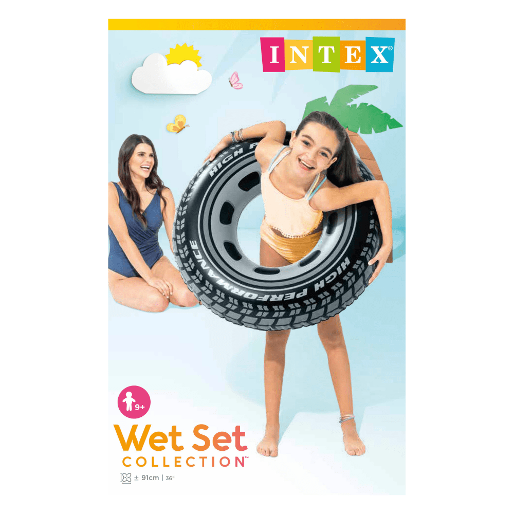 Flotador Inflable Redondo Intex 91 Cm Giant Tire Tube-2