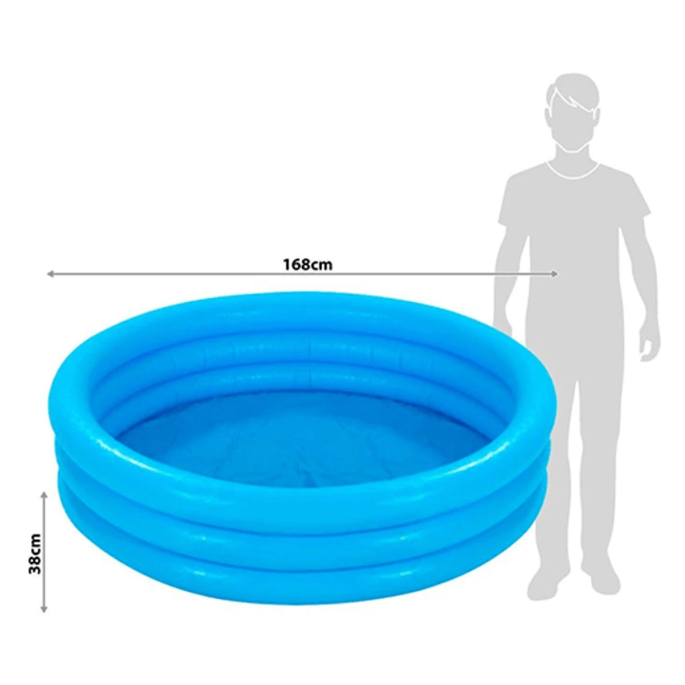 Piscina Bebé Inflable Intex Crystal Blue 168x38 Cm-3