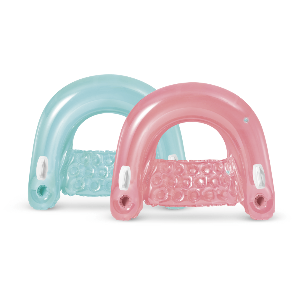 Asiento Flotante Inflable Intex con Sujetadores 147x99 Cm Sit 'n Float Rosado-4
