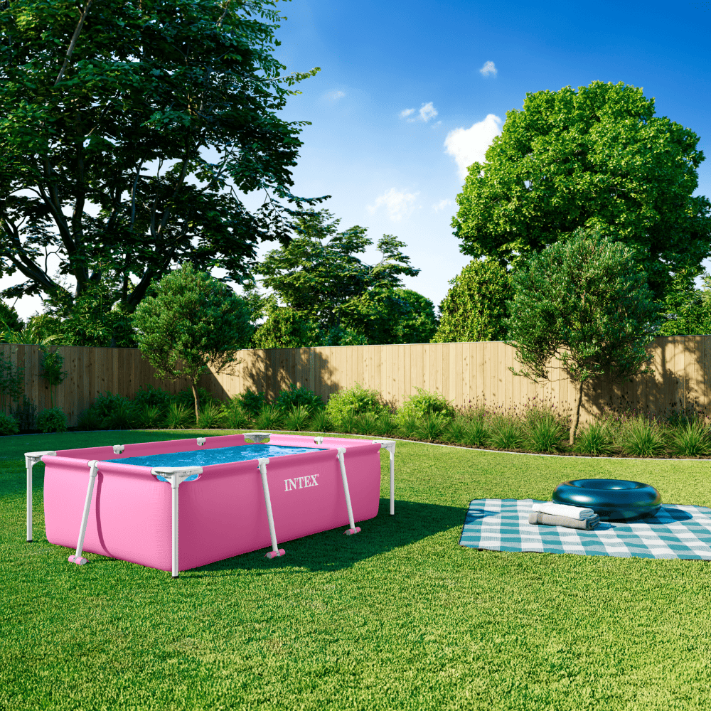 Piscina Estructural Intex Small Frame 220x150x60 Cm Pink-8