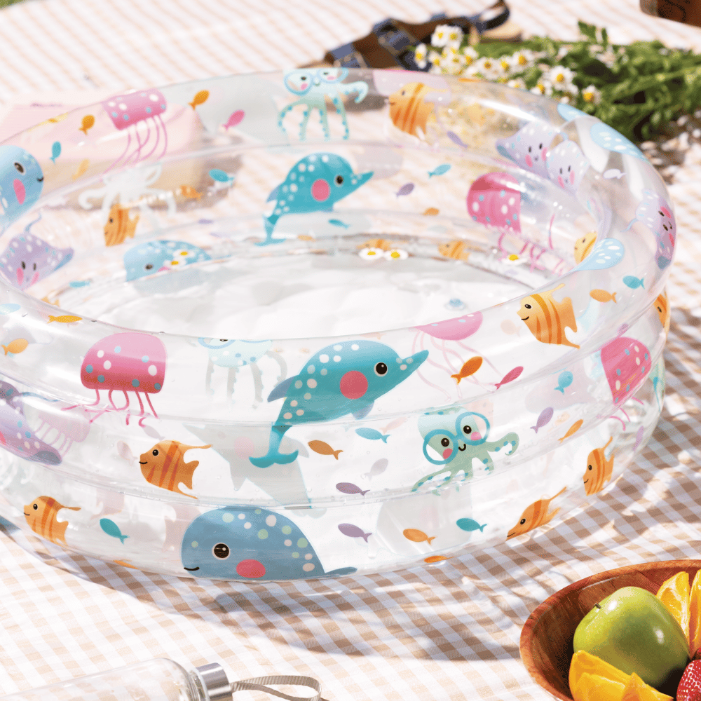 Piscina Infantil Inflable Intex Bajo el Mar 61x22 cm Little Sea Pals-4