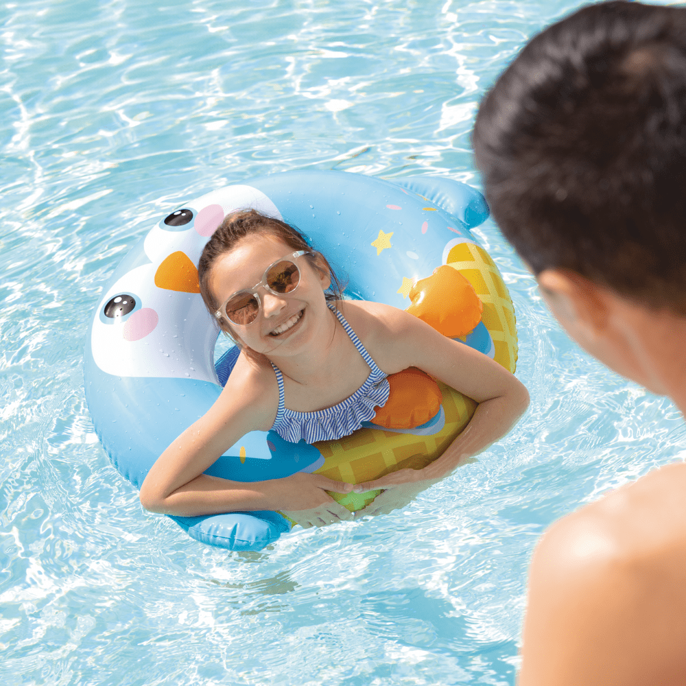 Flotador Inflable Redondo Intex Pingüino 76 Cm-5