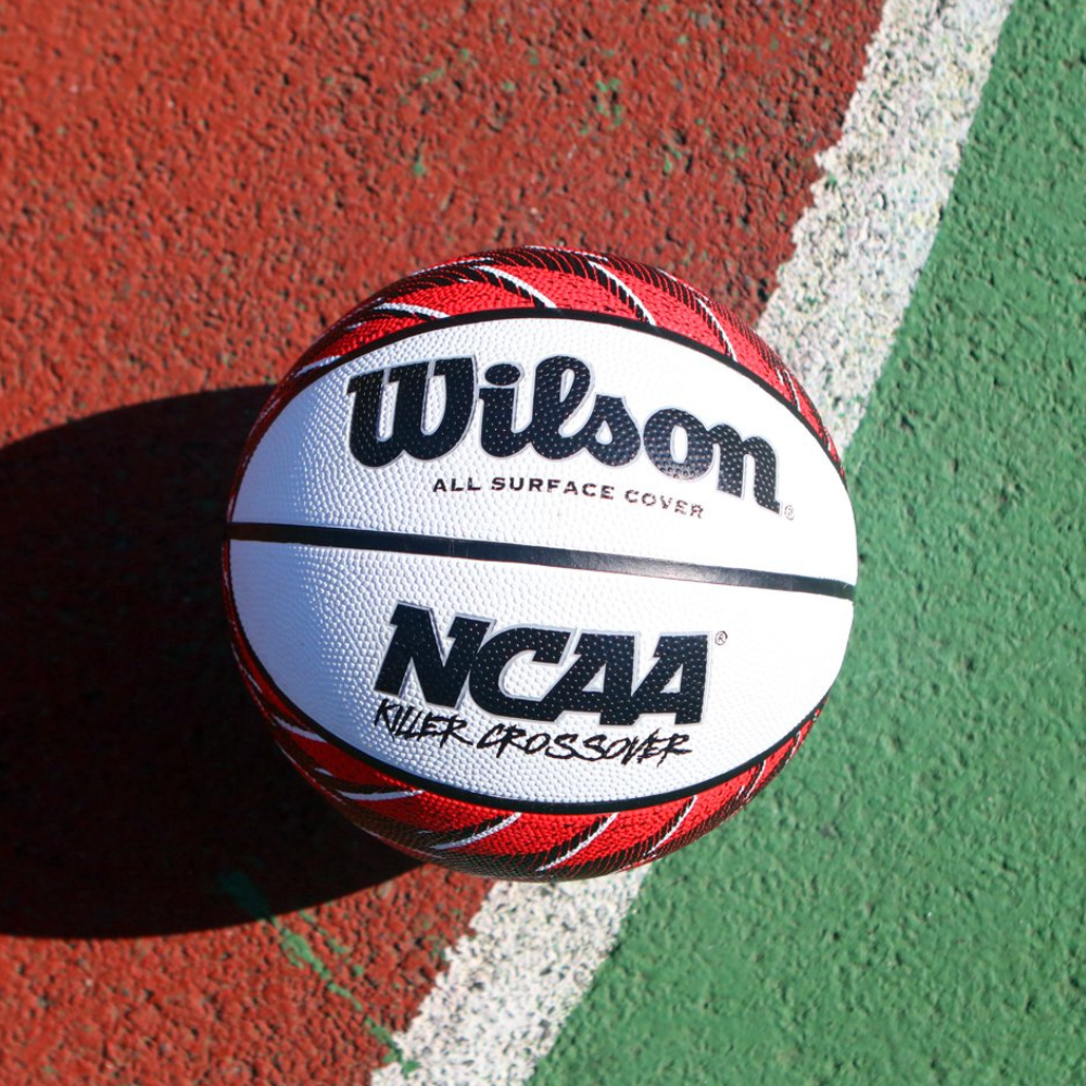 Balón Basketball Wilson NCAA Killer Crossover Tamaño 7 Rojo-4