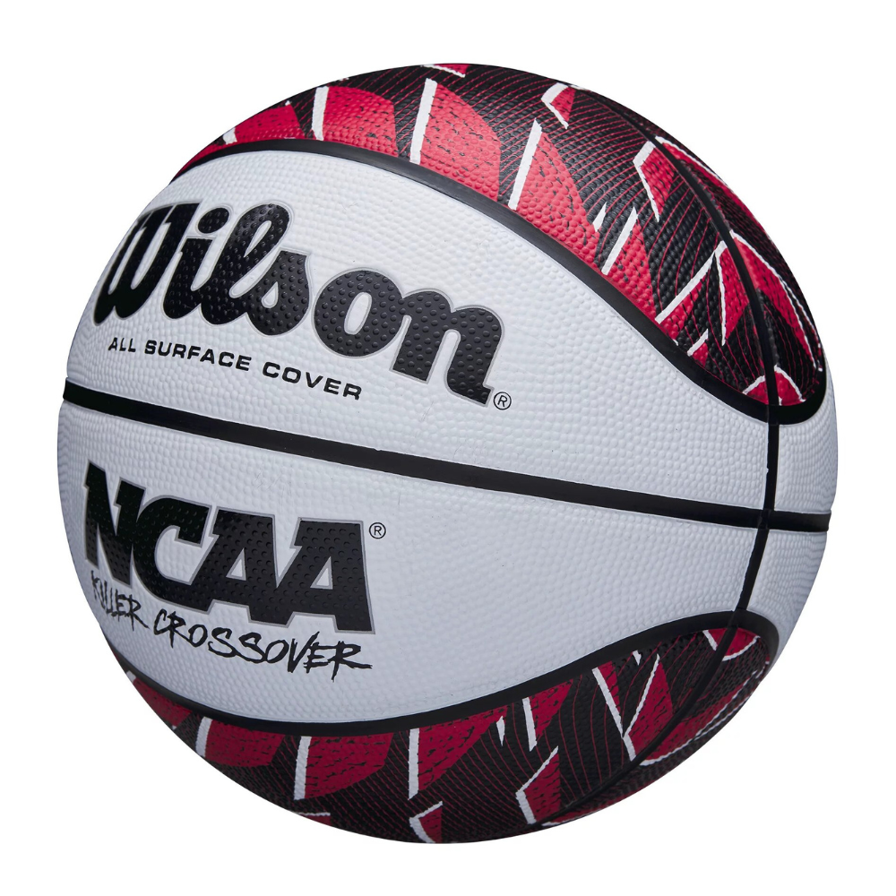 Balón Basketball Wilson NCAA Killer Crossover Tamaño 7 Rojo-2