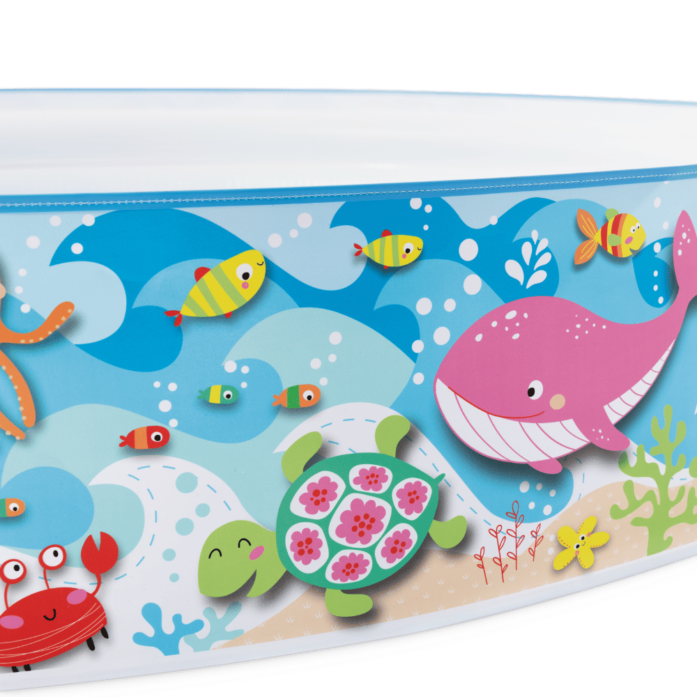 Piscina Rígida Intex Bubble Sea Snapset 152x25 cm-4