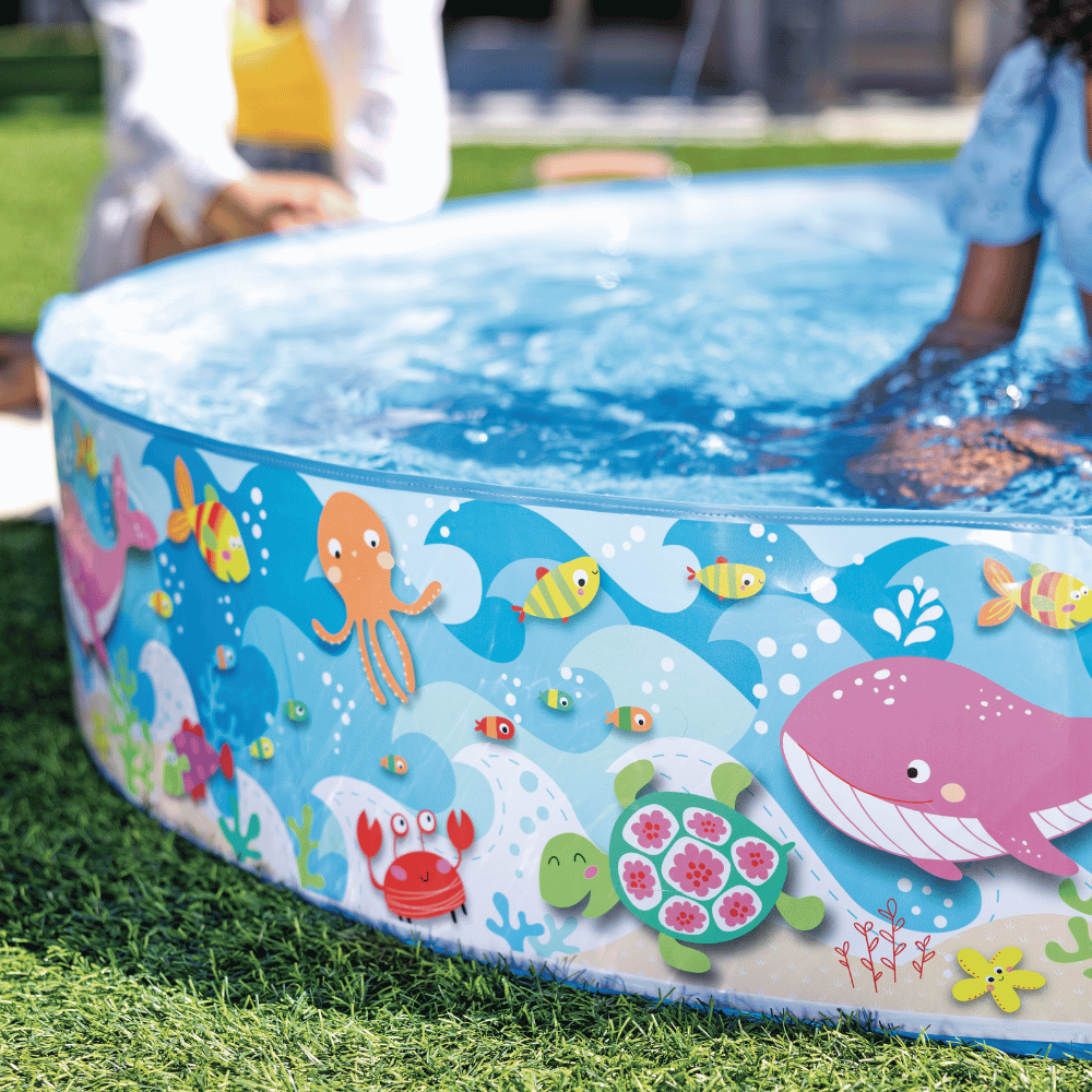 Piscina Rígida Intex Bubble Sea Snapset 152x25 cm-6