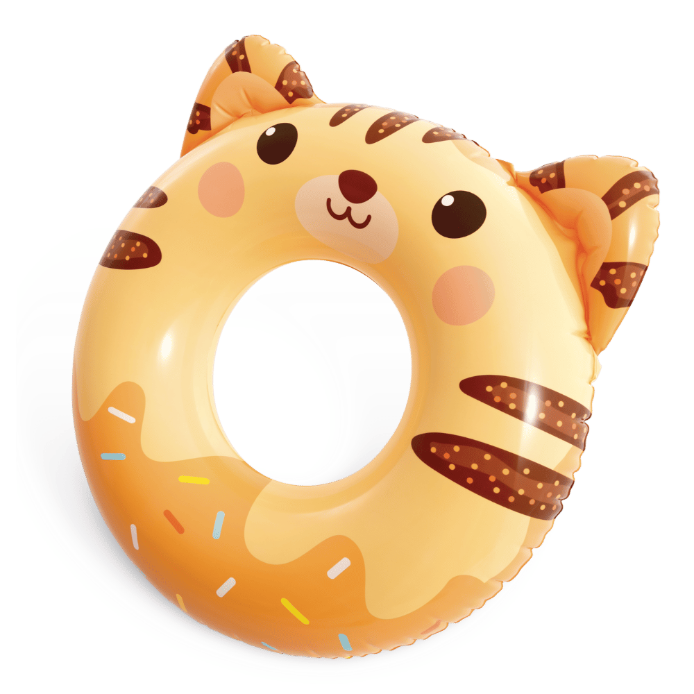 Flotador Inflable Redondo Intex Tigre 76 cm Cute Animal-1