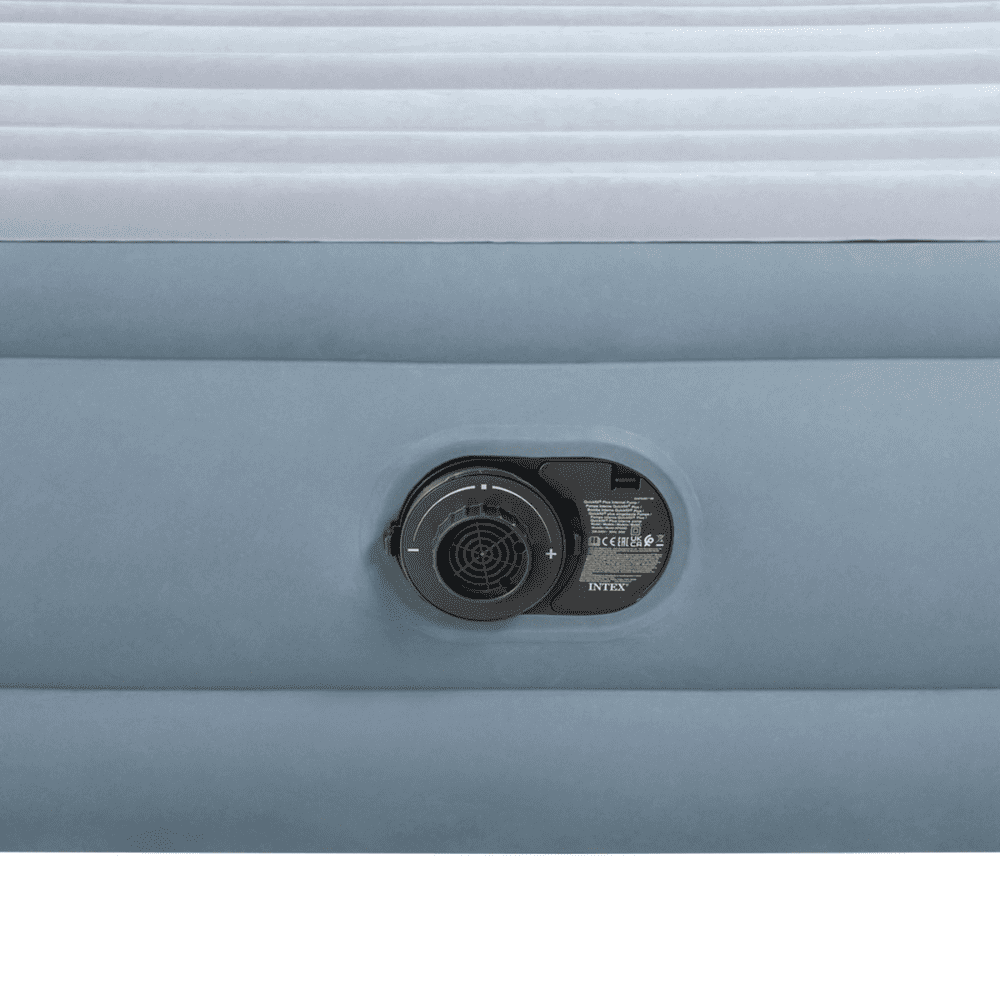 Colchón Inflable Eléctrico Intex 2 Plazas 152x203x46 Cm Respaldo Queen Plush Headboard-3