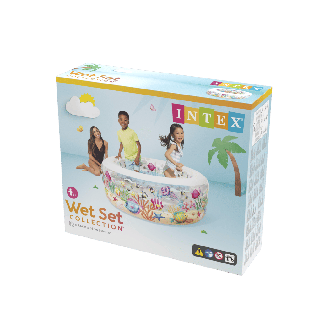 Piscina Inflable Intex Peces 152x56cm-6