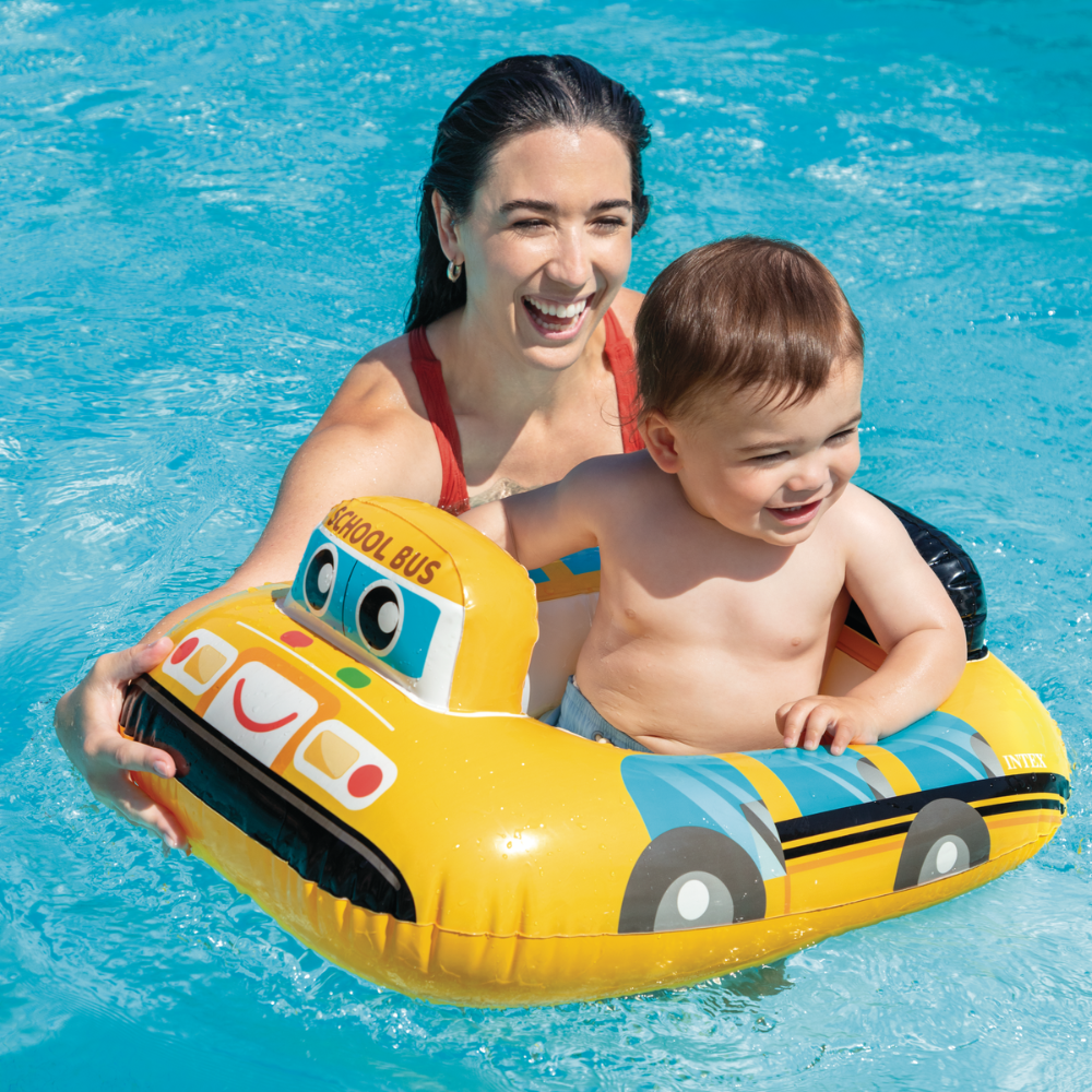 Flotador Inflable Bebé Intex Bus Escolar Capacidad 15 Kg Kiddie Float-1