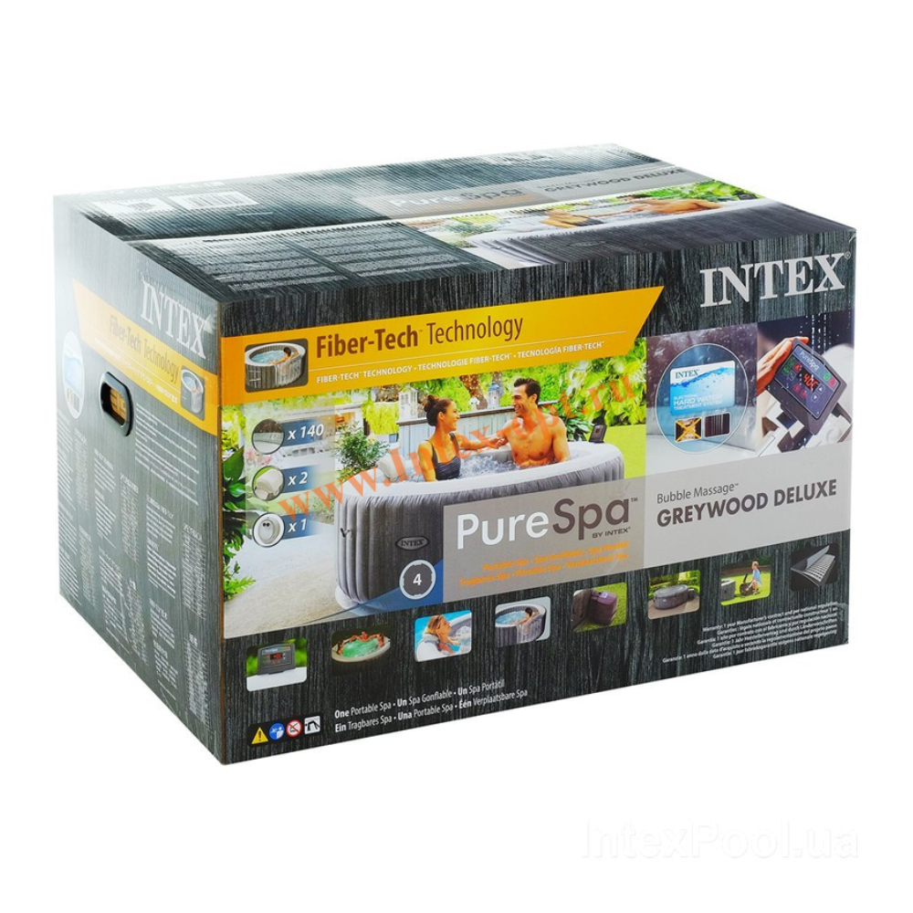 Spa Hot Tub Inflable Intex 4 Personas-12