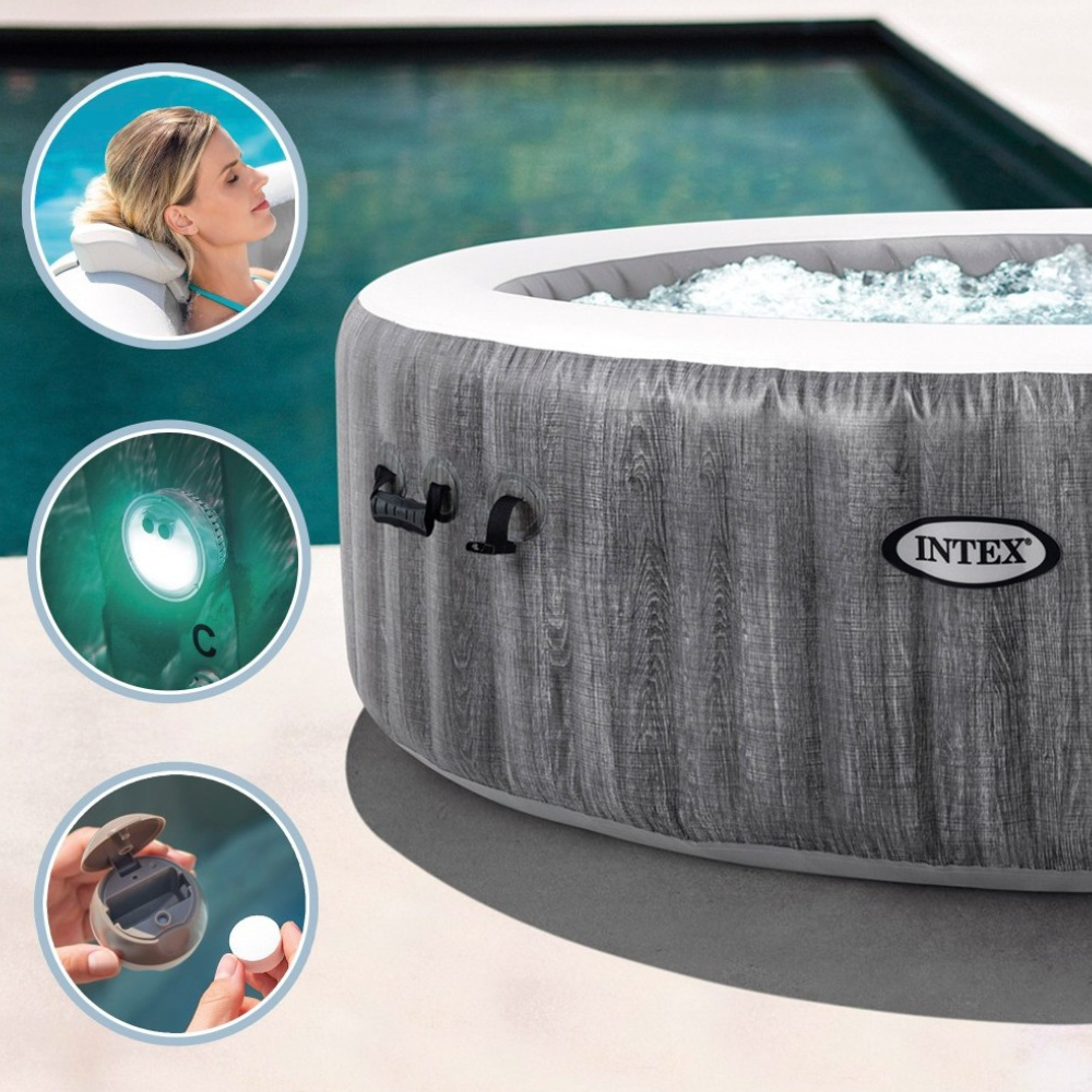 Spa Hot Tub Inflable Intex 4 Personas-3