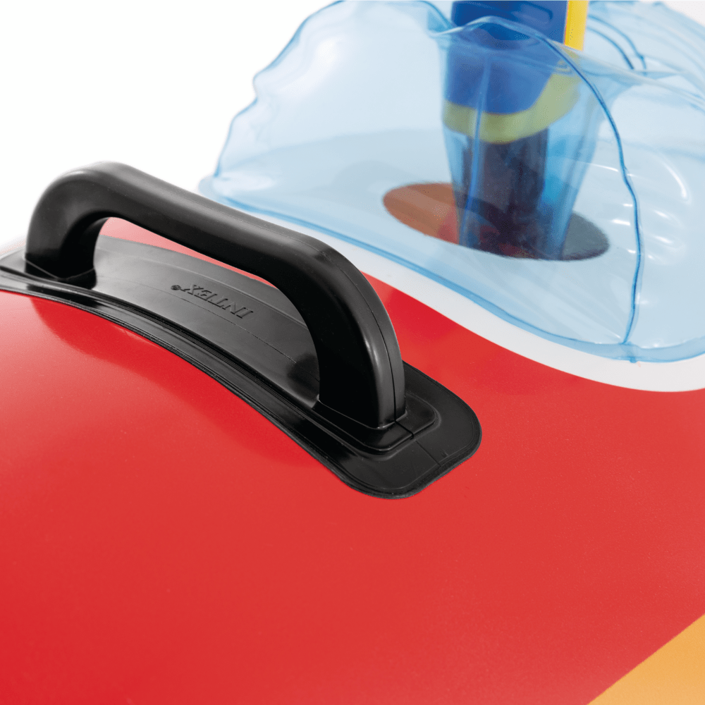 Flotador Inflable Intex Avion con Pistola de Agua 117x104 Cm Jet Fighter Ride On Rojo-5