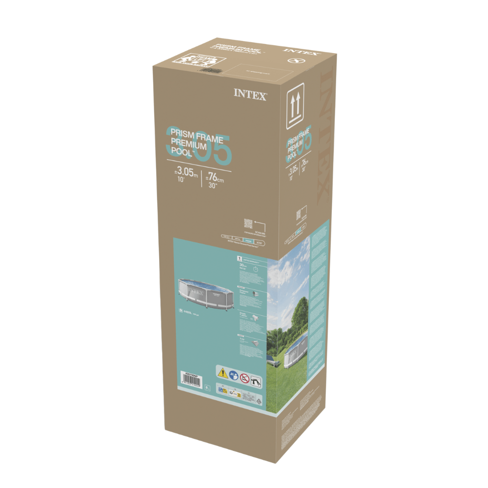 Piscina Estructural Intex Prisma Frame 305x76 Cm-3