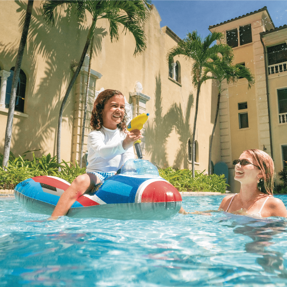 Flotador Inflable Intex Avion con Pistola de Agua 117x104 Cm Jet Fighter Ride On Azul-1