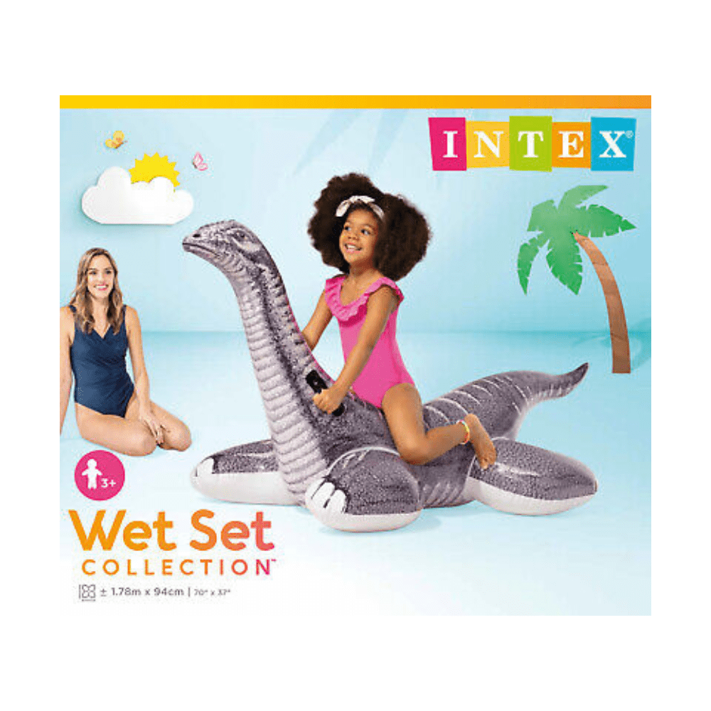 Flotador Inflable Intex Brontosaurio 178x94 Cm Brontosaurus Ride-on-6