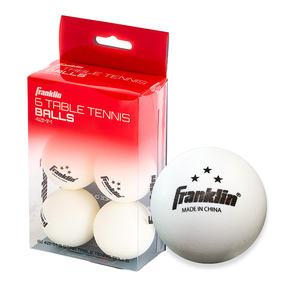 Pelotas Tenis de Mesa Franklin Sports 6-0