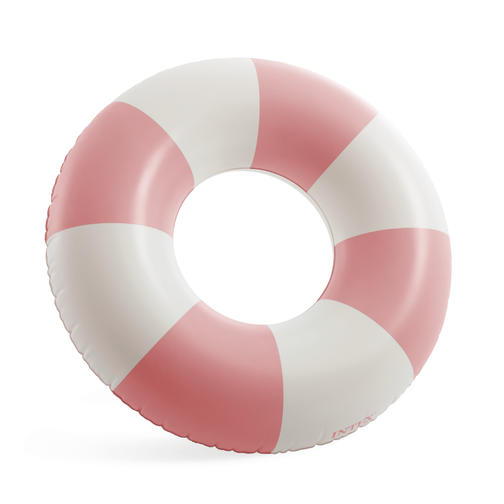 Flotador Inflable Redondo Intex 91 Cm Coastal Cabana Tube Rosado-2