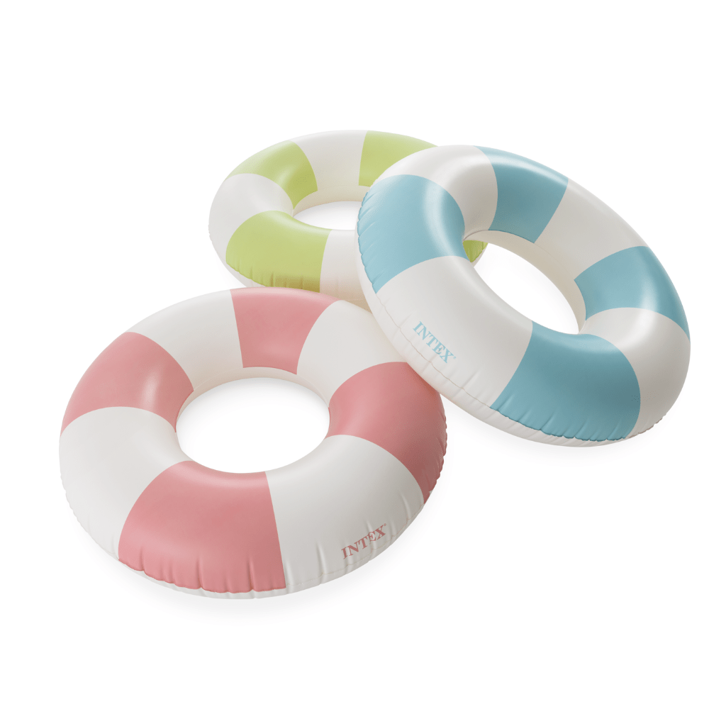 Flotador Inflable Redondo Intex 91 Cm Coastal Cabana Tube Rosado-4