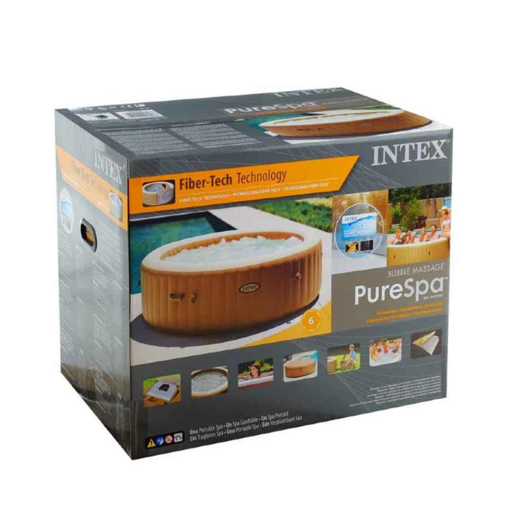 Spa Hot Tub Inflable Intex Bubble Massa6 Personas-15