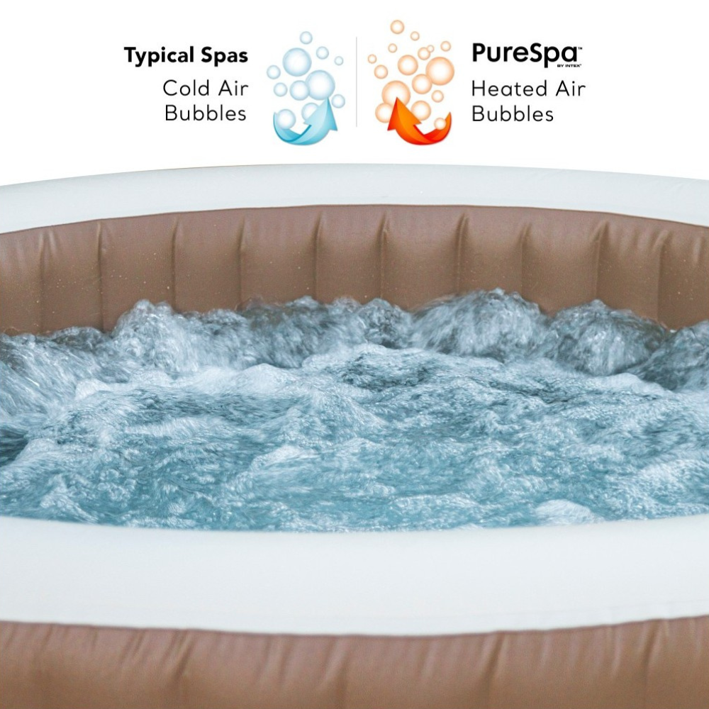Spa Hot Tub Inflable Intex Bubble Massa 4 Personas-10