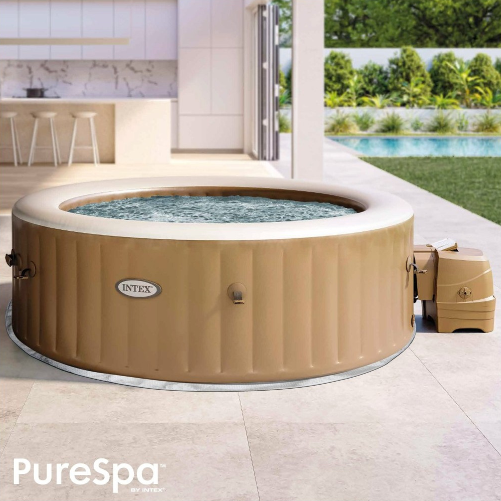 Spa Hot Tub Inflable Intex Bubble Massa 4 Personas-1