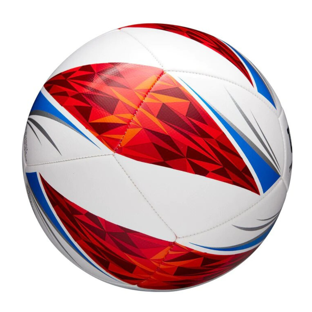 Balón Futbol Wilson Tribute Tamaño 5 Blanco Rojo Azul-3